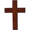 Ekena Millwork 16"W x 24"H x 3/4"D Vintage Farmhouse Cross, Barnwood Decor Collection, Salvage Red DECR016X024X0750CRSRD - alternate 3